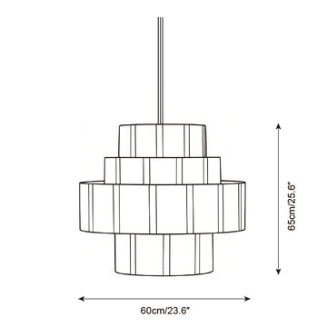 Cavelyn Pendant Light — Dimension drawings 3