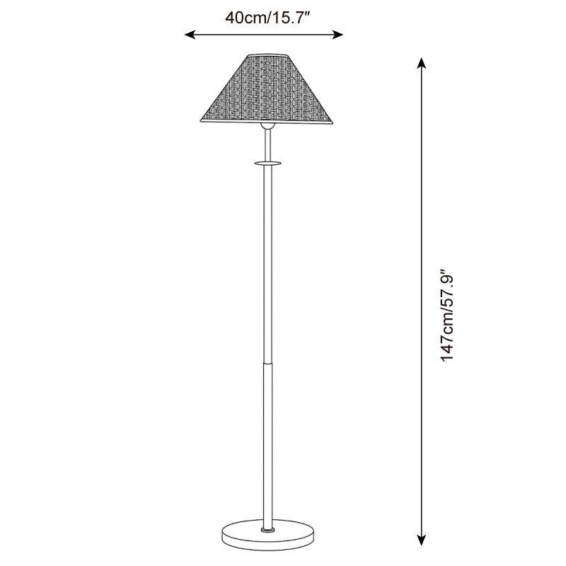 Caviano Floor Lamp — Dimension drawings 1