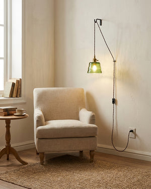 Cavitt Glass Plug In Pendant Light