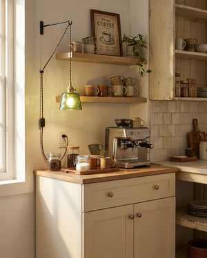 Cavitt Glass Plug In Pendant Light