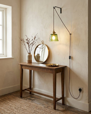 Cavitt Glass Plug In Pendant Light