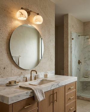 Celadyn Alabaster Wall Sconce