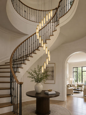 Celestial Alabaster Cascade Chandelier