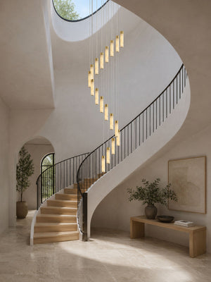 Celestial Alabaster Cascade Chandelier