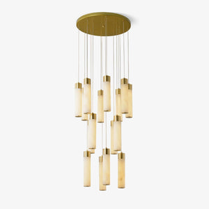 Celestial Alabaster Cascade Chandelier