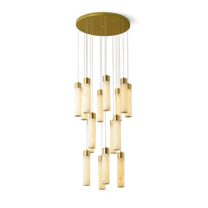 Celestial Alabaster Cascade Chandelier