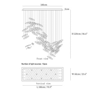 Celestial Cascade Chandelier