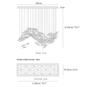 Celestial Cascade Chandelier