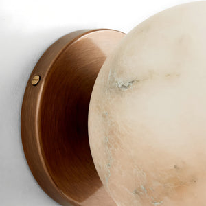 Celestial Double Alabaster Sconce