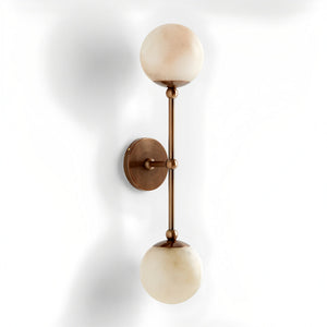 Celestial Double Alabaster Sconce