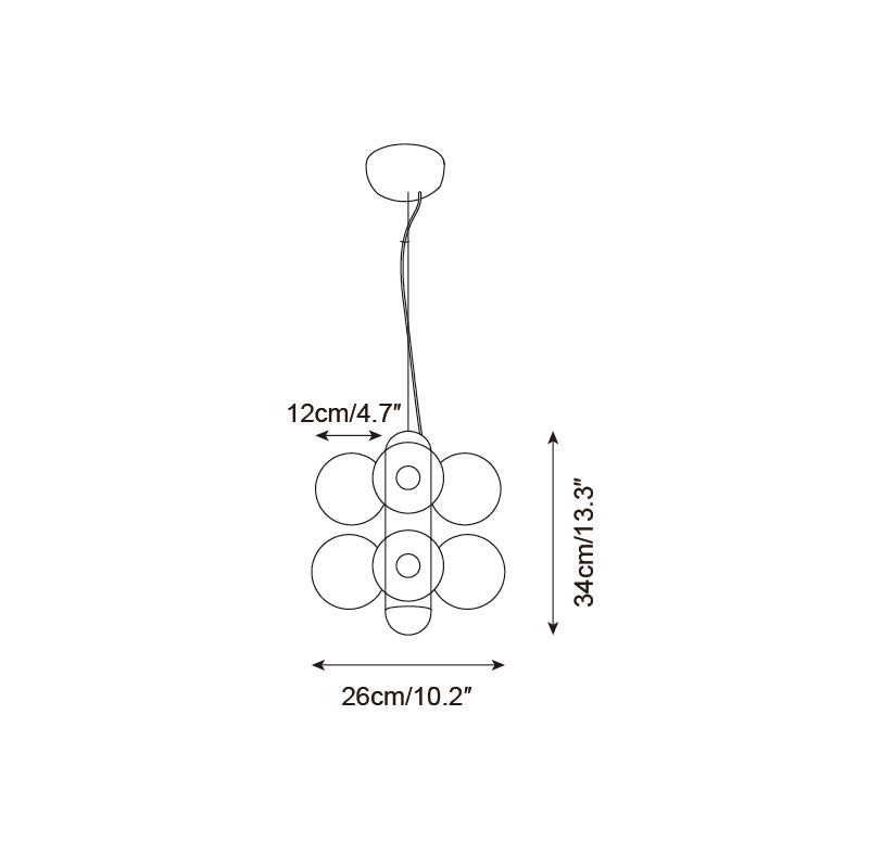 Celumi Bubbles Chandelier