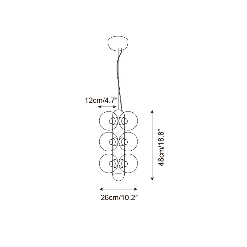 Celumi Bubbles Chandelier