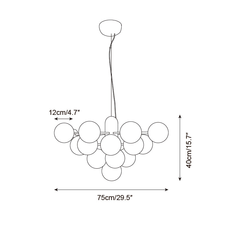 Celumi Bubbles Chandelier