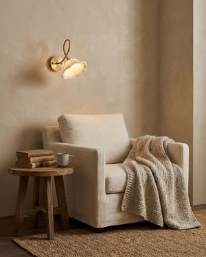 Century Alabaster Wall Sconce