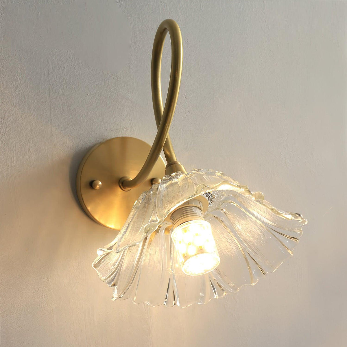 Century Lotus Leaf Plug In Wall Lmap - Docos