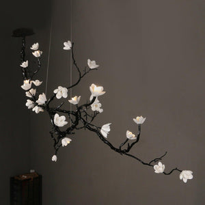 Ceramic Flower Chandelier