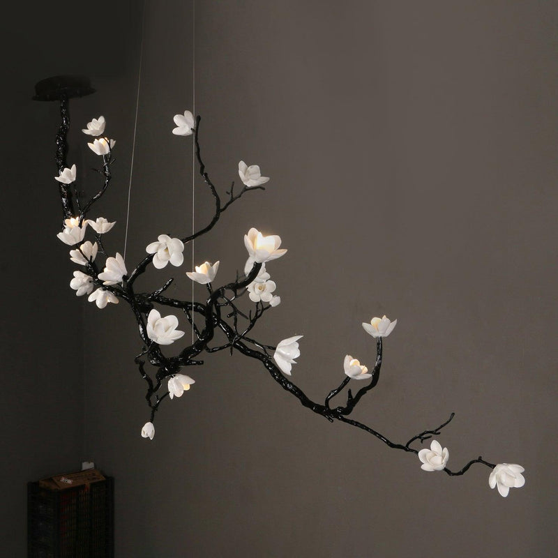 Ceramic Flower Chandelier – detail 12