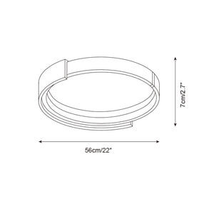 Cerqon Halo Ceiling Lamp