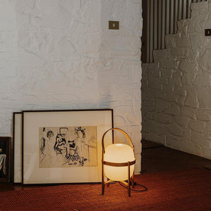 Portable Lantern Glass Table Lamp - Docos