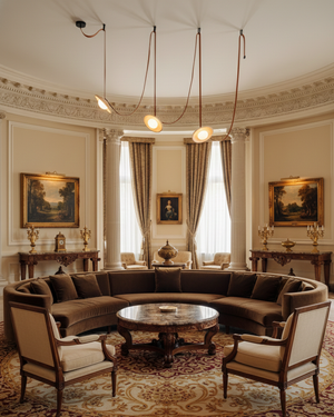 Ceylon Travertine Chandelier