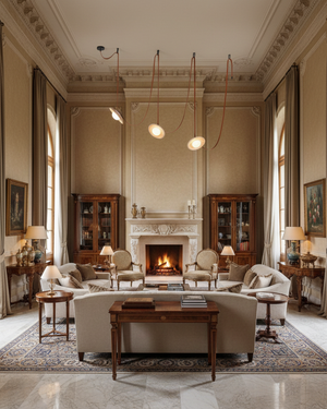 Ceylon Travertine Chandelier