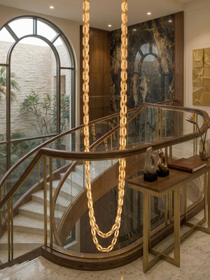Chain Link Chandelier