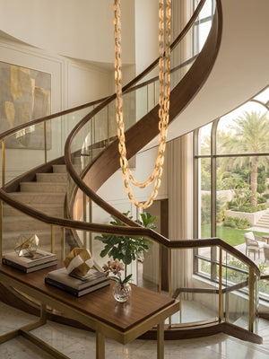 Chain Link Chandelier