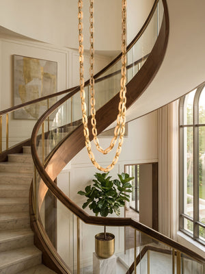 Chain Link Chandelier