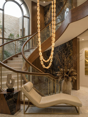 Chain Link Chandelier