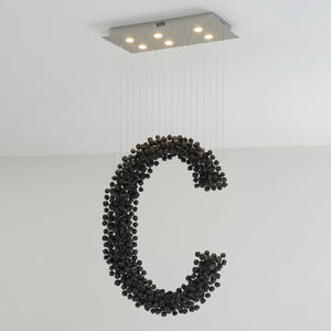Black Stones Chandeliers
