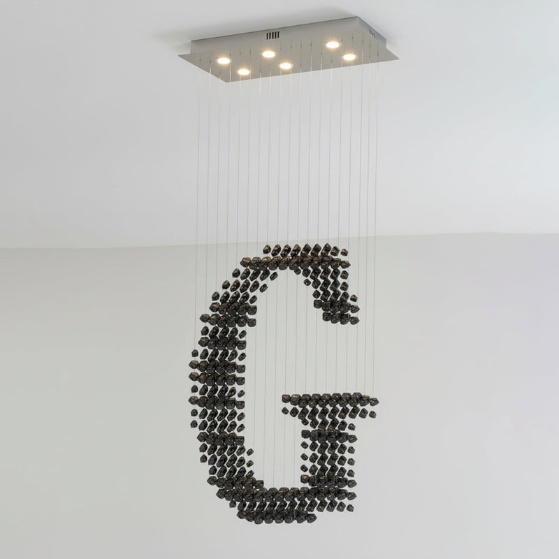 Charcoal Chandeliers G – detail 10