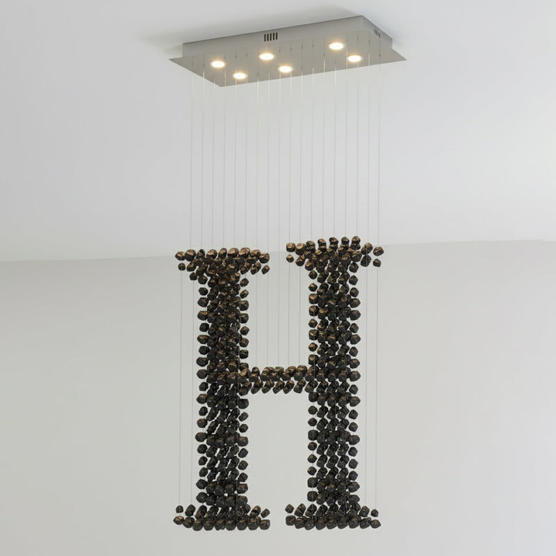 Charcoal Chandeliers H – detail 9