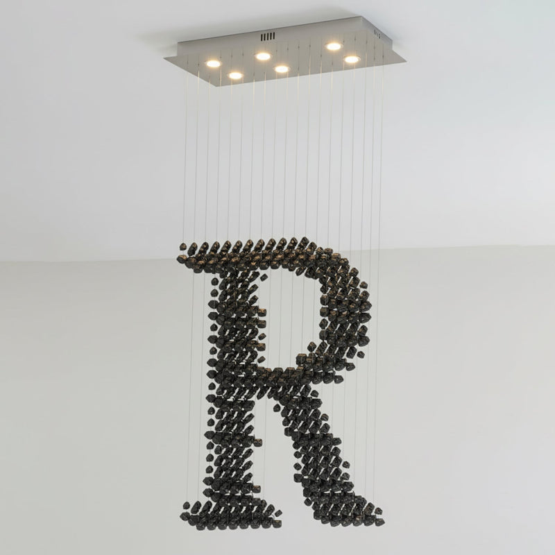 Charcoal Chandeliers R – detail 12