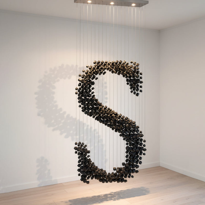 Charcoal Chandeliers S – detail 7