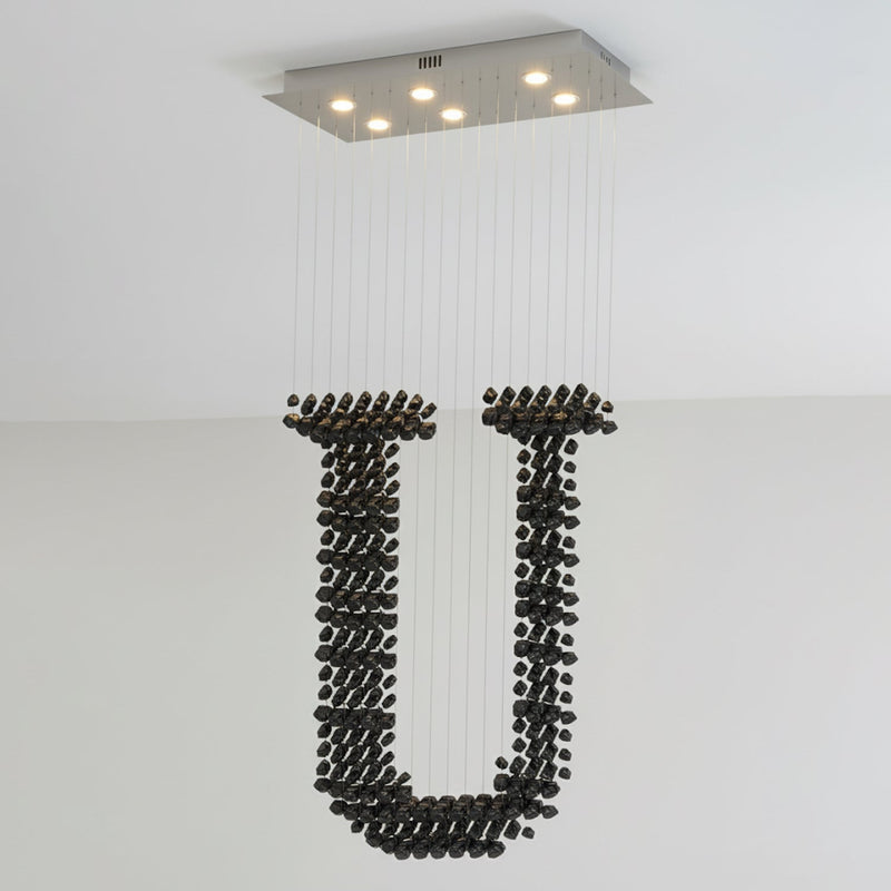 Charcoal Chandeliers U – detail 12