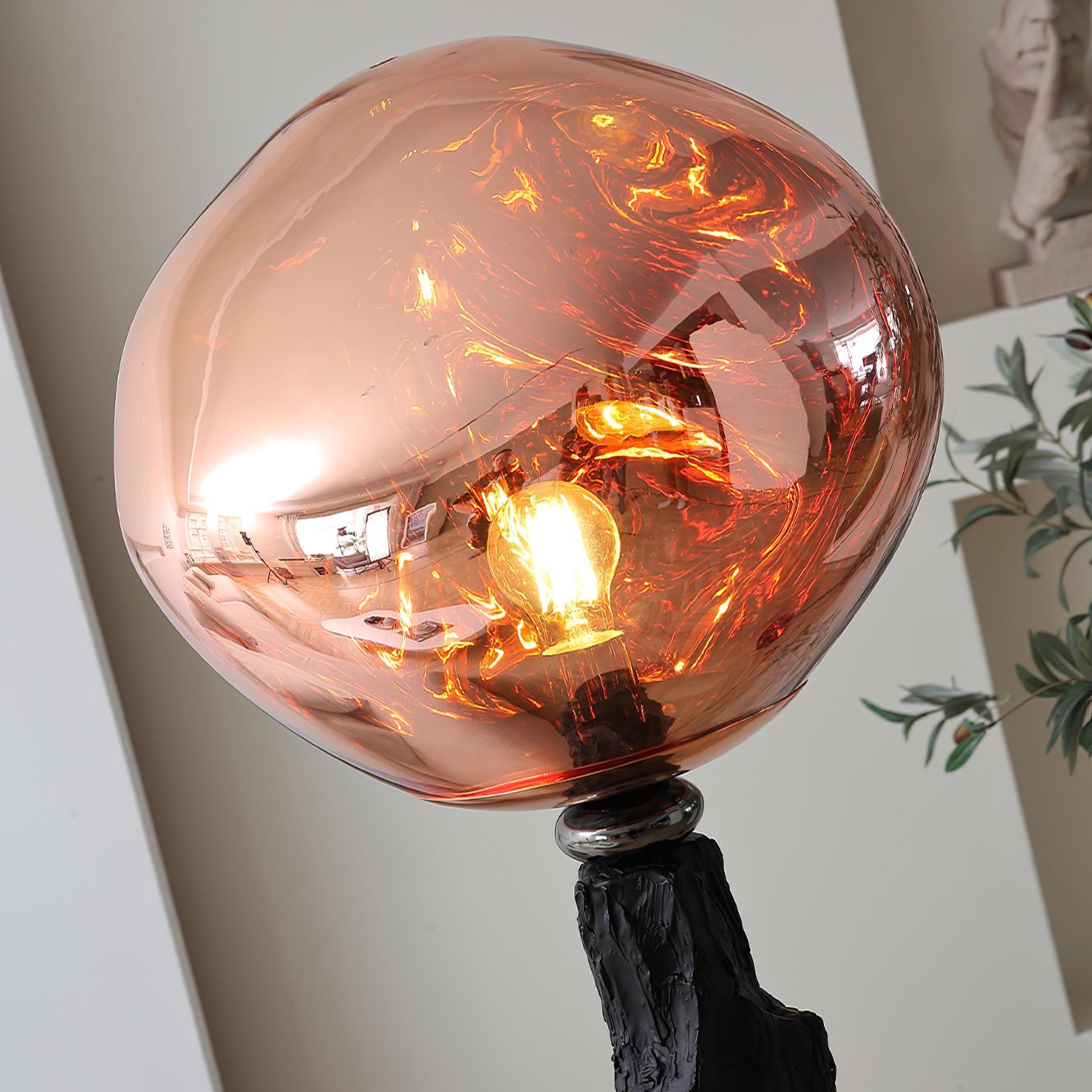 Charcoal Lava Floor Lamp 15″- 58.3″