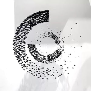 The Charcoal Halo LED Chandelier | Custom Size & Made-to-Order Lighting for Luxury Homes & Commercial Spaces