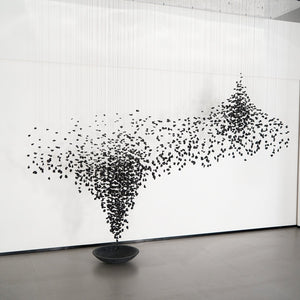 Charcoal Shape Hourglass Chandelier