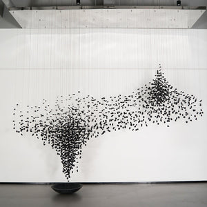 Charcoal Shape Hourglass Chandelier