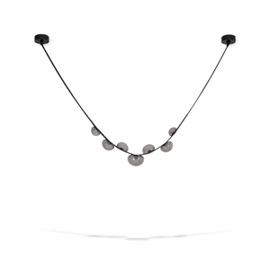 Orvyn Leather Arc Chandelier