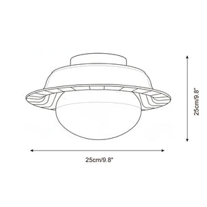 Checker Ceiling Lamp