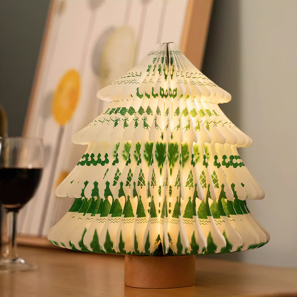 Christmas Tree Fold Table Lamp