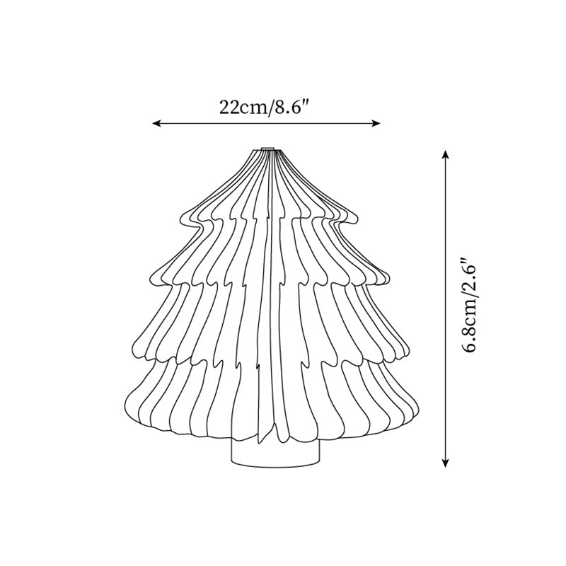 Christmas Tree Fold Table Lamp