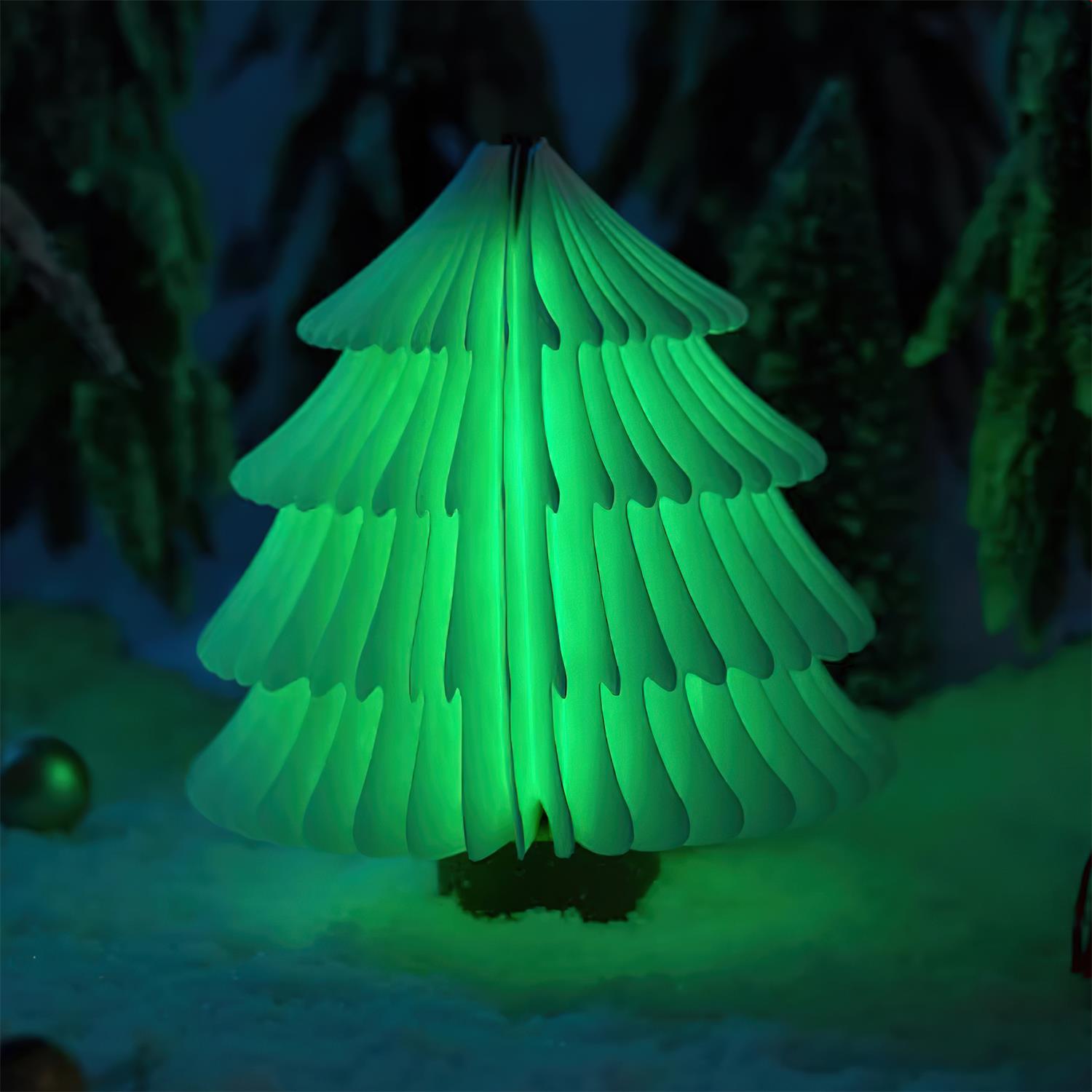 Christmas Tree Fold Table Lamp