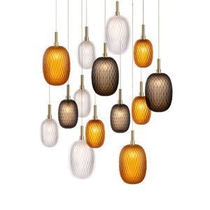 Chromatic Gem Drop Chandelier