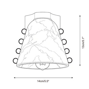 Cicero Alabaster Wall Sconce