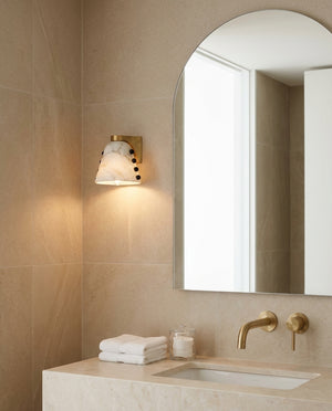 Cicero Alabaster Wall Sconce
