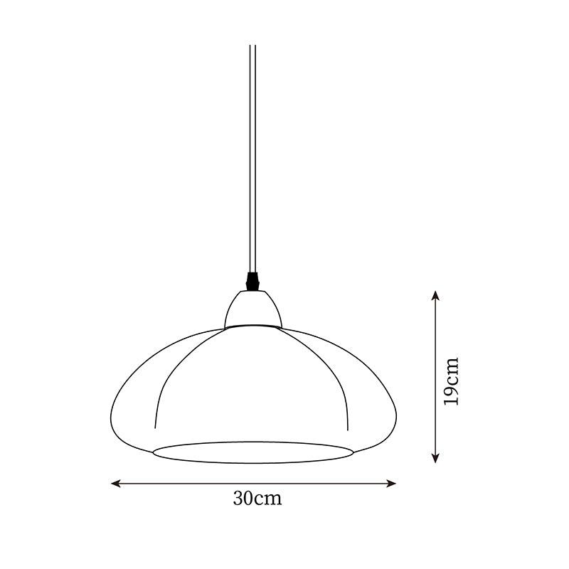 Cipola Pendant Lamp 11.8″- 7.4″