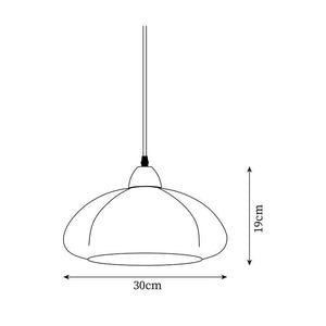 Cipola Pendant Lamp 11.8″- 7.4″ - Docos