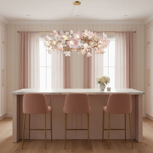 Circular Blossom Chandelier
